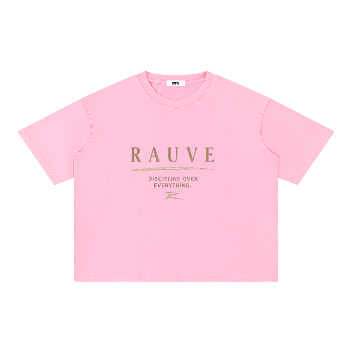Mineral Wash Boxy Cotton T-Shirt
