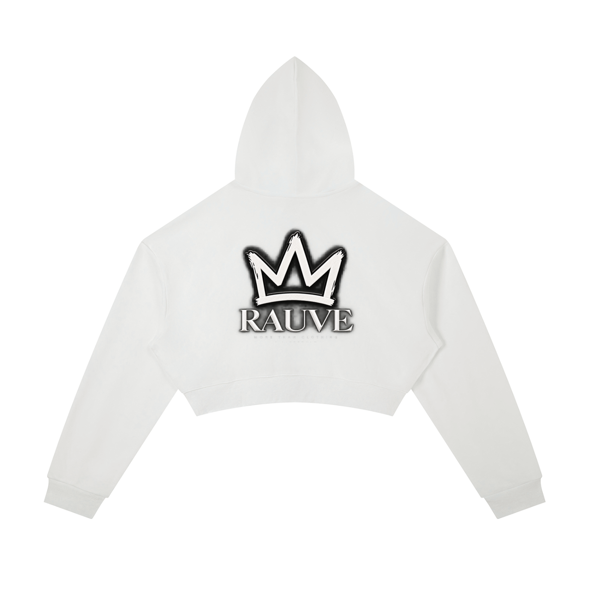 Essential Cropped Zip-Up Hoodie