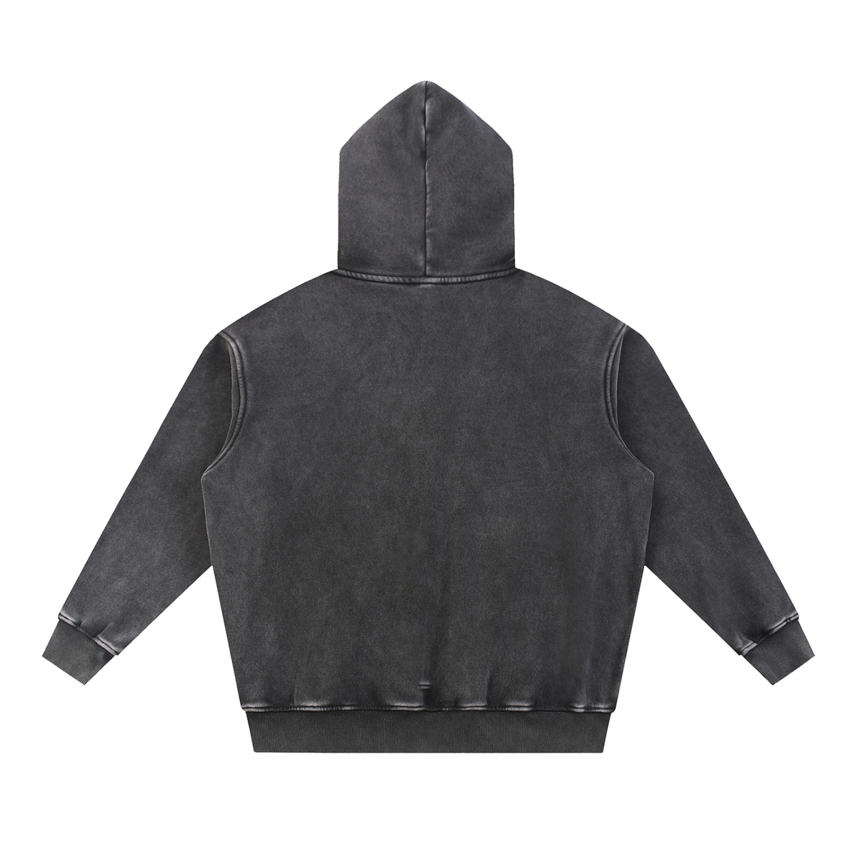 Snow Wash Fleece Oversize Hoodie
