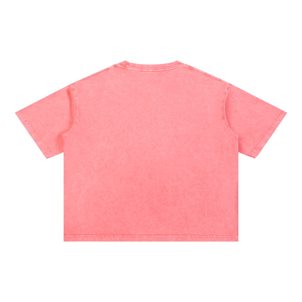 Mineral Wash Boxy Cotton T-Shirt