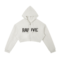 Essential Cropped Zip-Up Hoodie