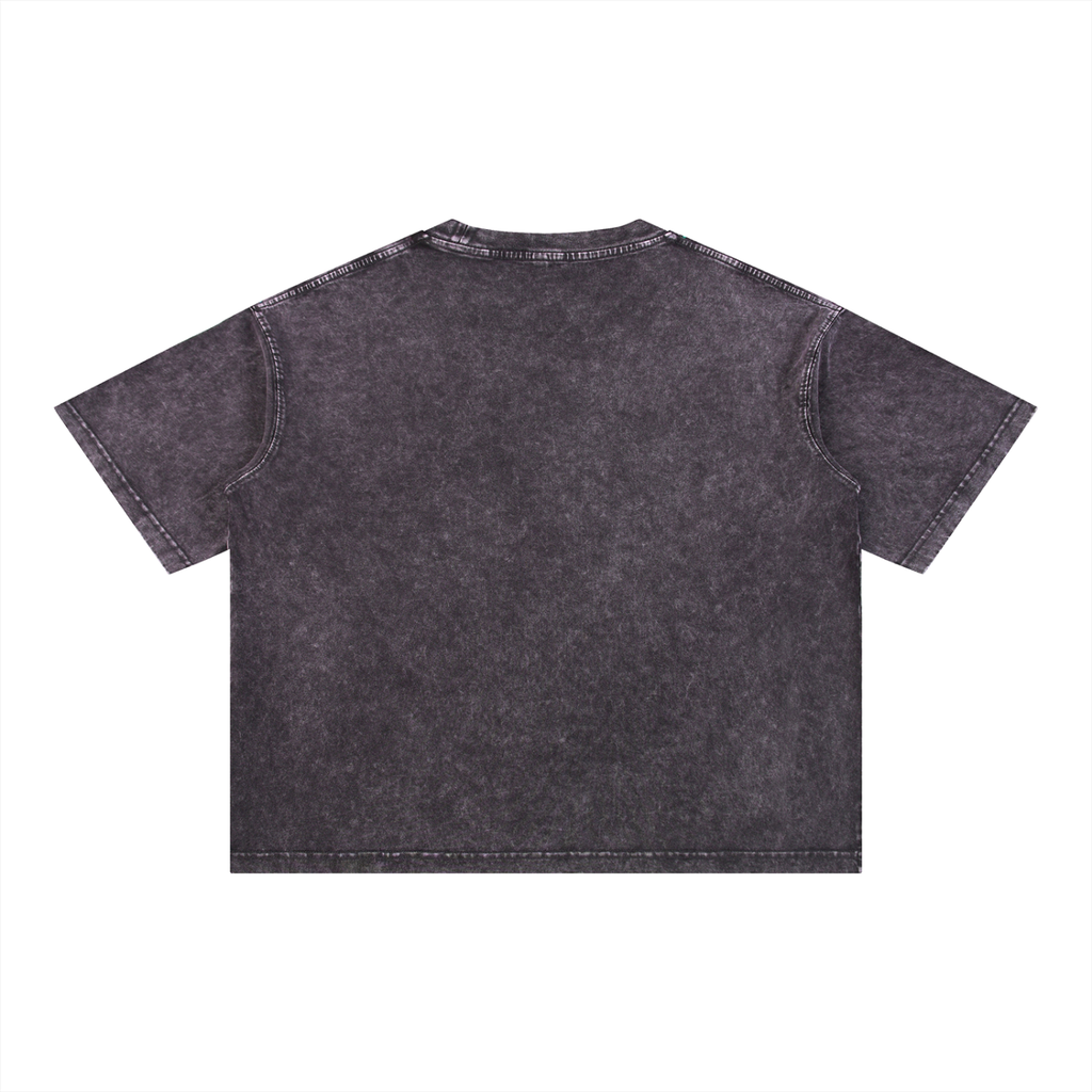 Mineral Wash Boxy Cotton T-Shirt