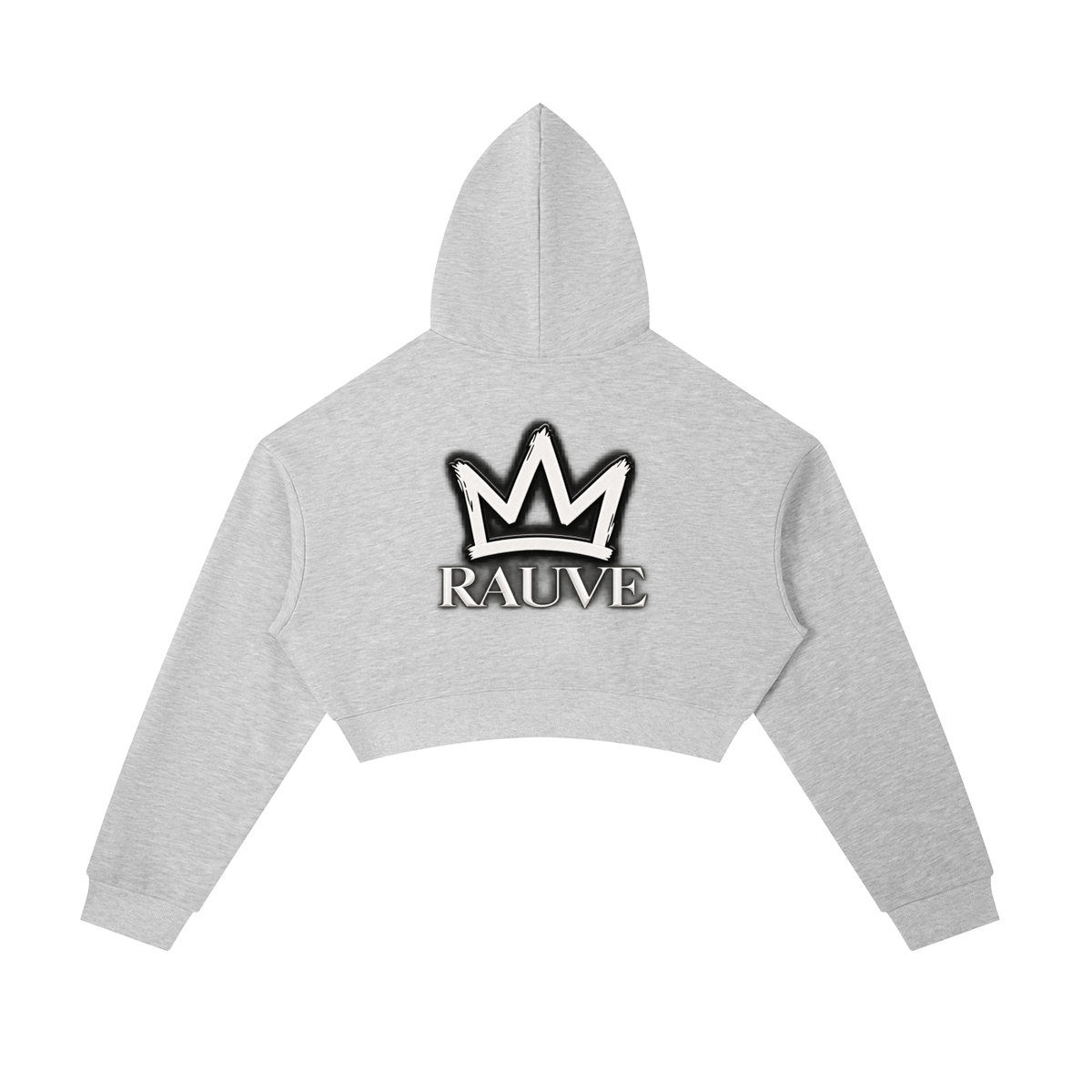 Essential Cropped Zip-Up Hoodie