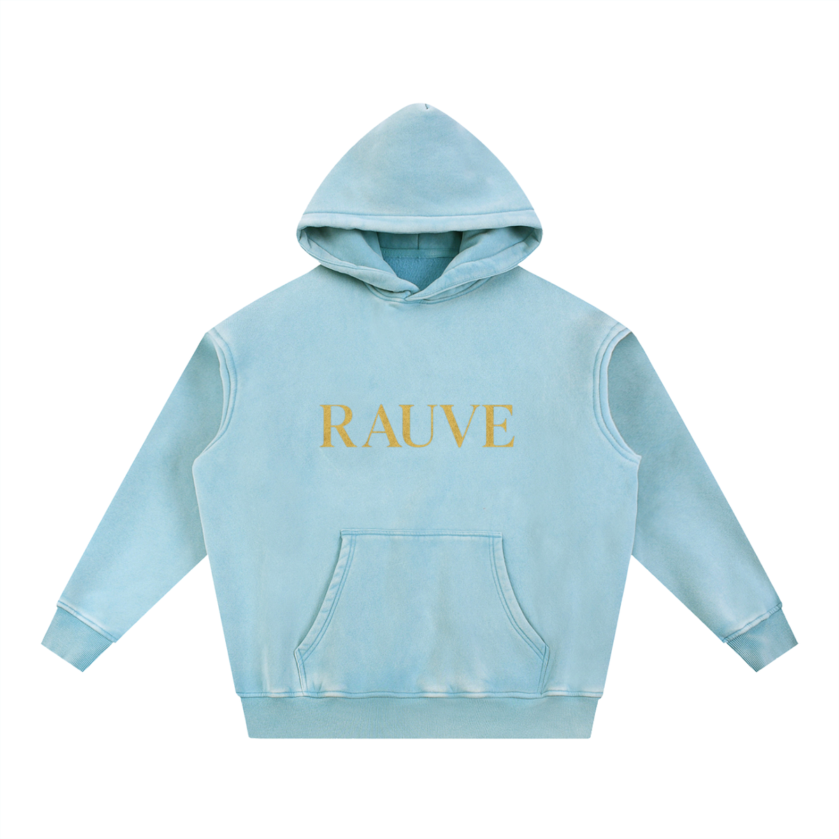 Snow Wash Fleece Oversize Hoodie