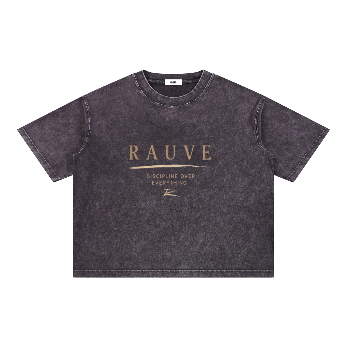 Mineral Wash Boxy Cotton T-Shirt