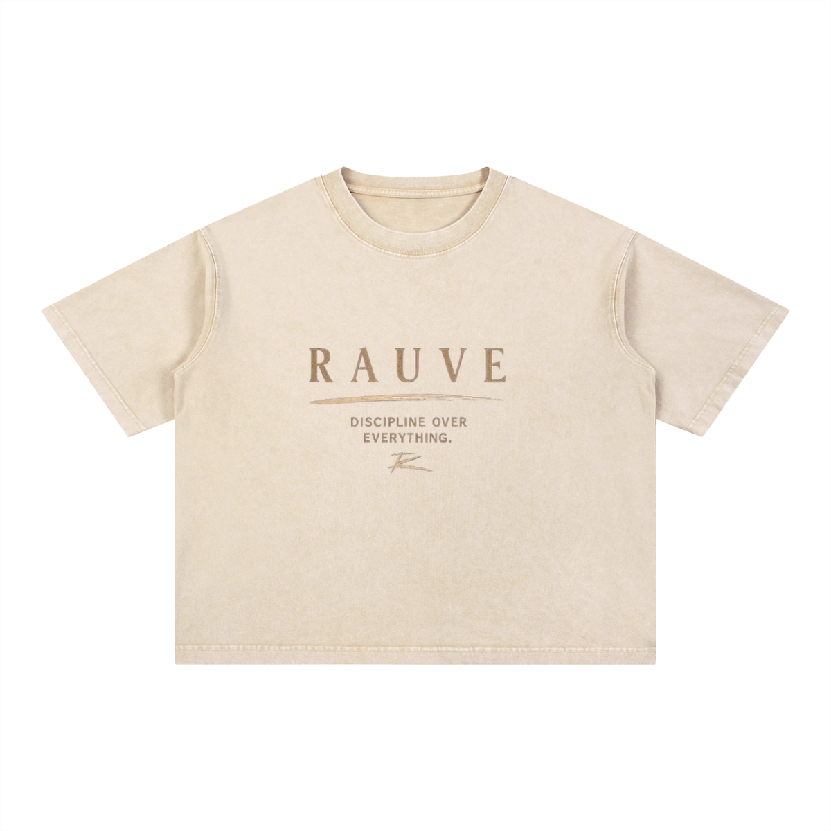 Mineral Wash Boxy Cotton T-Shirt