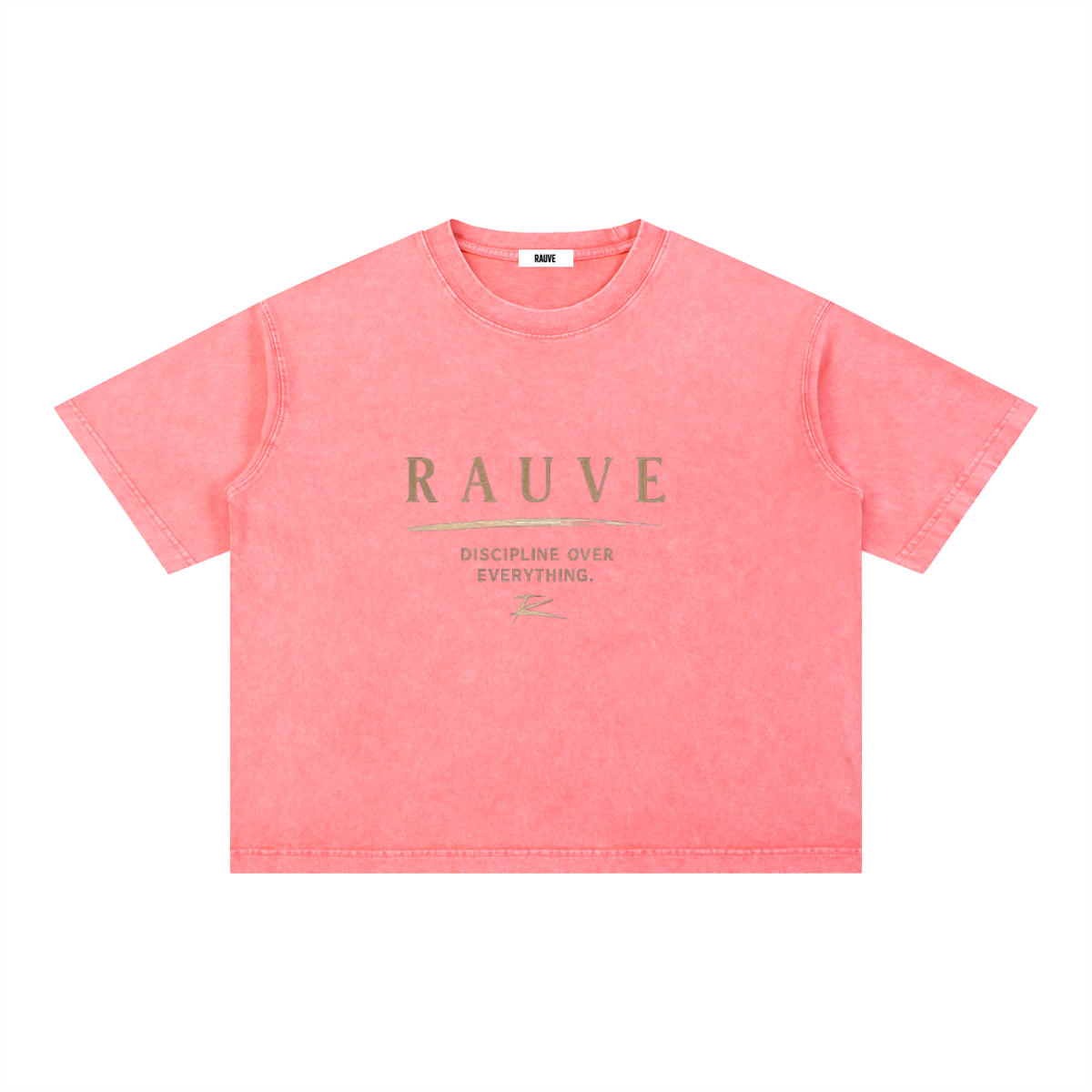 Mineral Wash Boxy Cotton T-Shirt