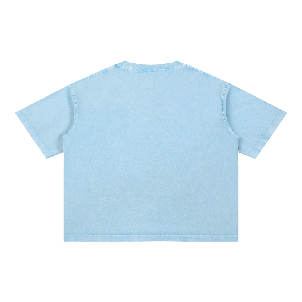 Mineral Wash Boxy Cotton T-Shirt