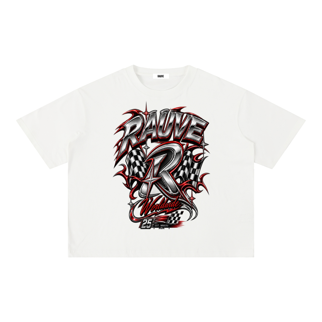 Mineral Wash Boxy Cotton T-Shirt