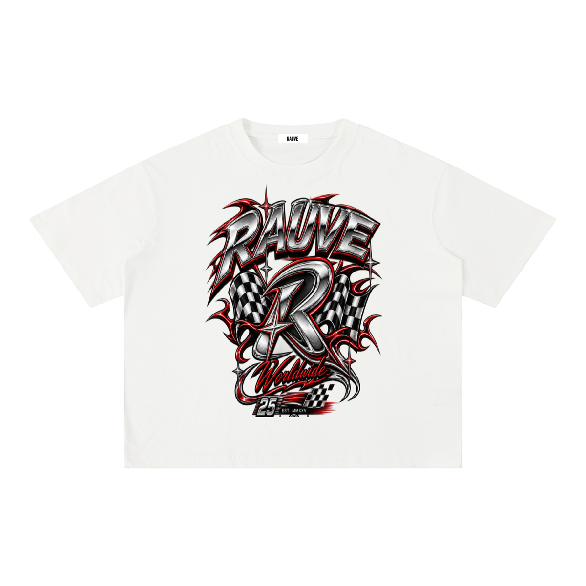 Mineral Wash Boxy Cotton T-Shirt