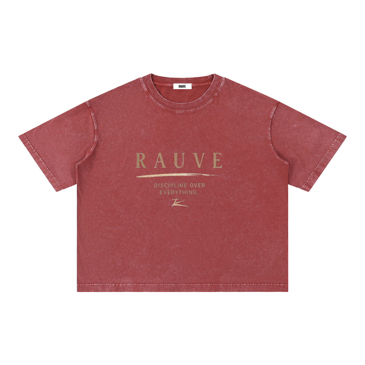 Mineral Wash Boxy Cotton T-Shirt