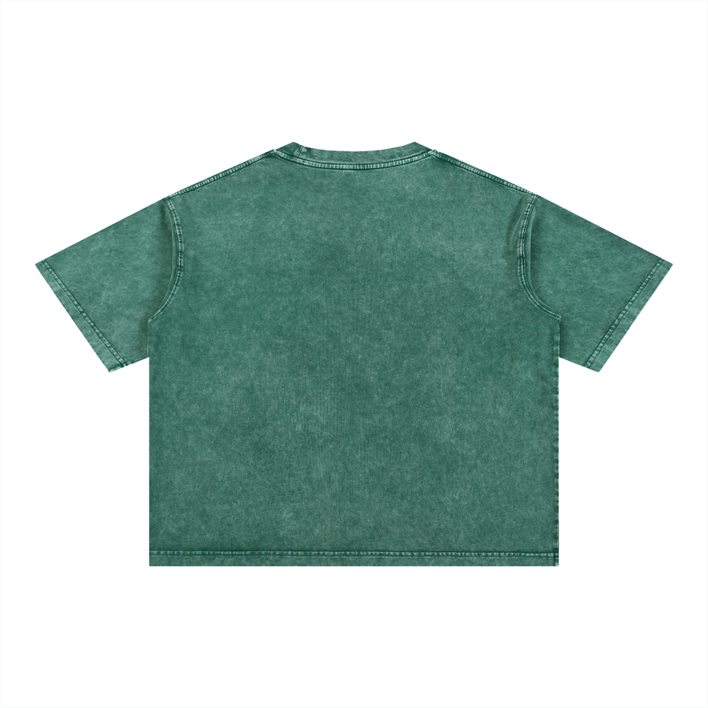 Mineral Wash Boxy Cotton T-Shirt