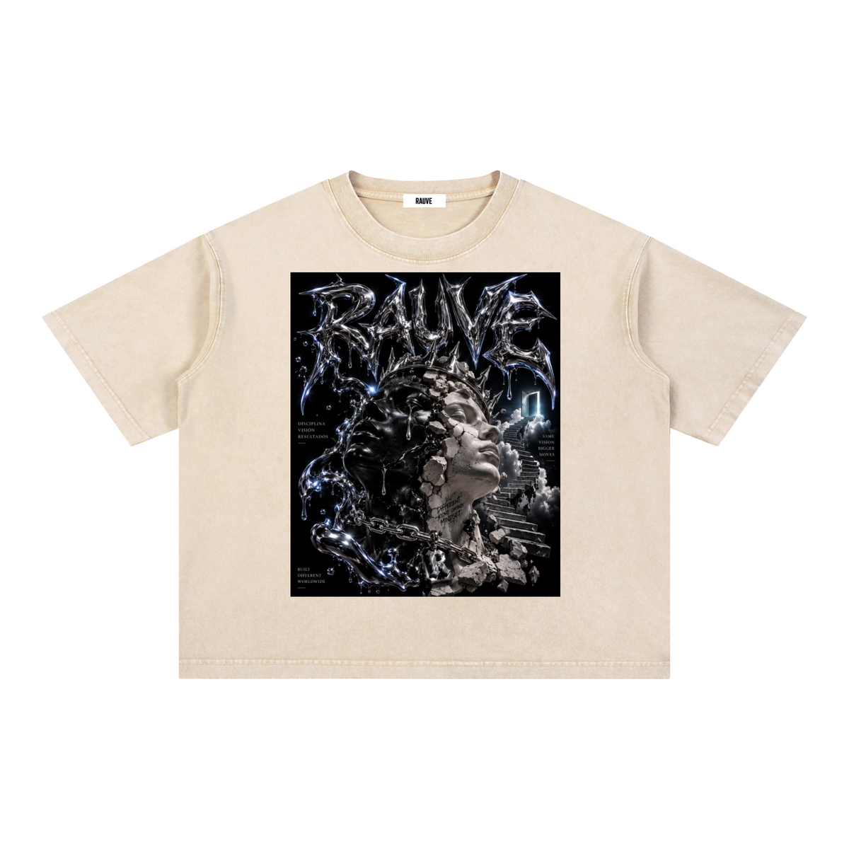Mineral Wash Boxy Cotton T-Shirt