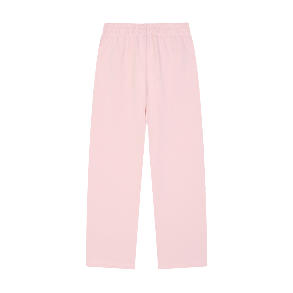 Solid Color Straight-Leg Sweatpants