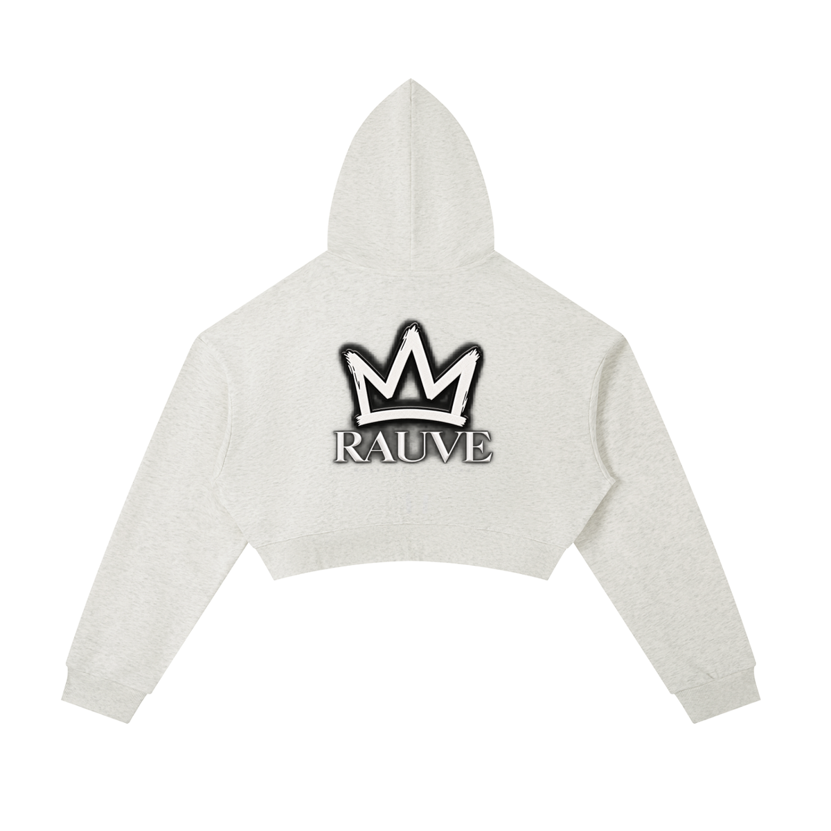 Essential Cropped Zip-Up Hoodie