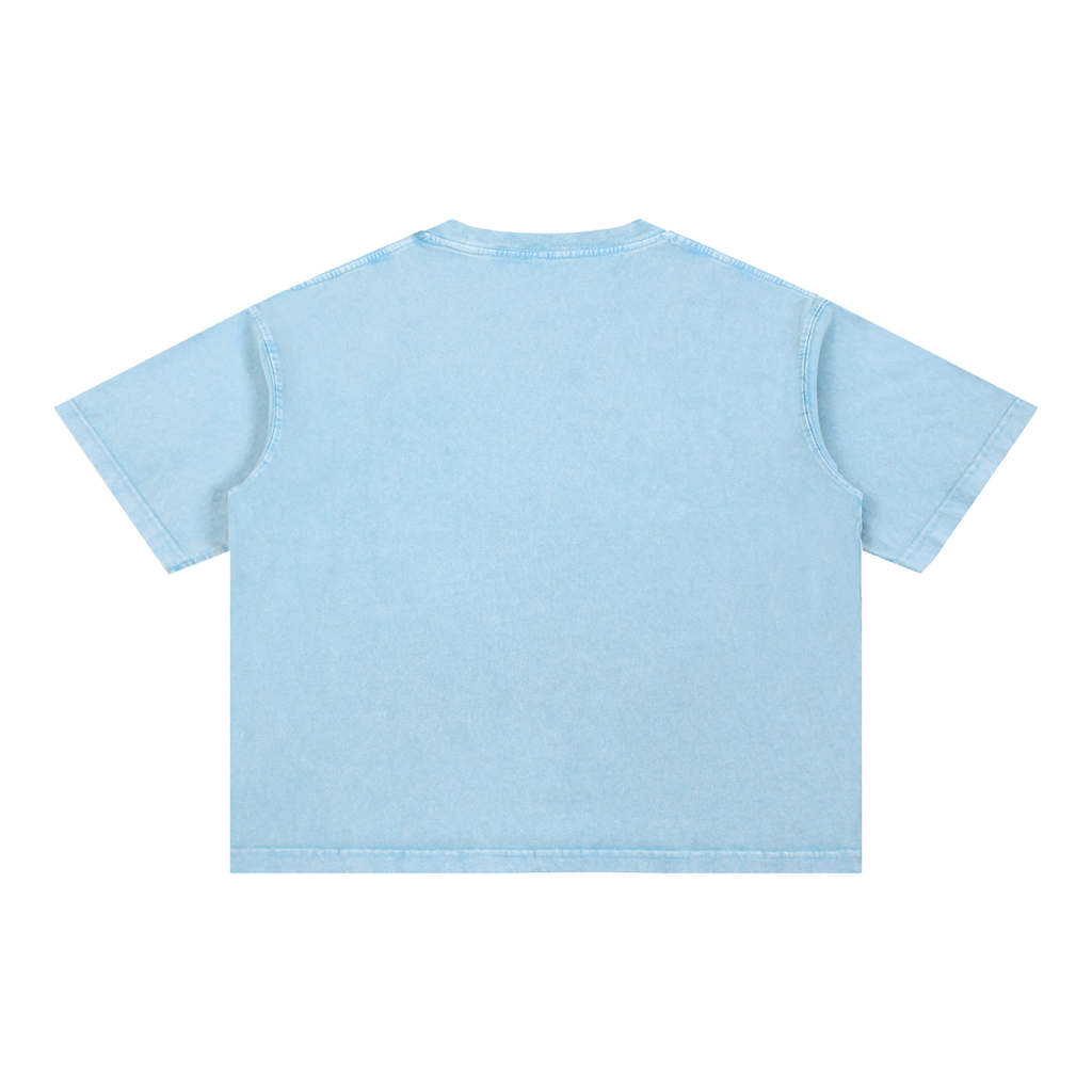 Mineral Wash Boxy Cotton T-Shirt