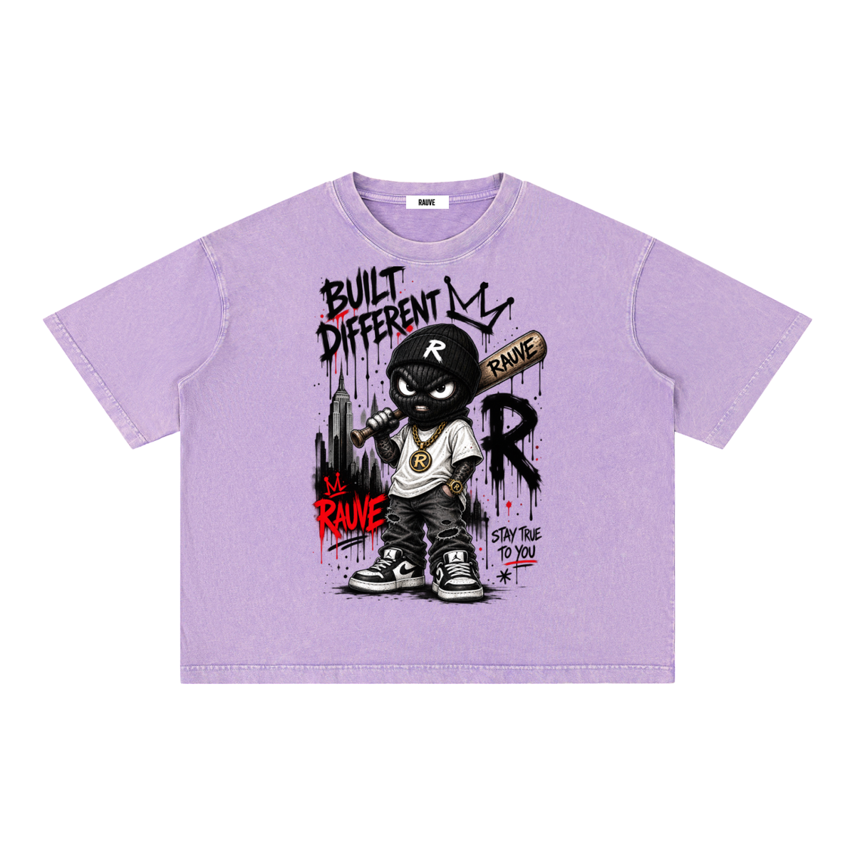 Mineral Wash Boxy Cotton T-Shirt