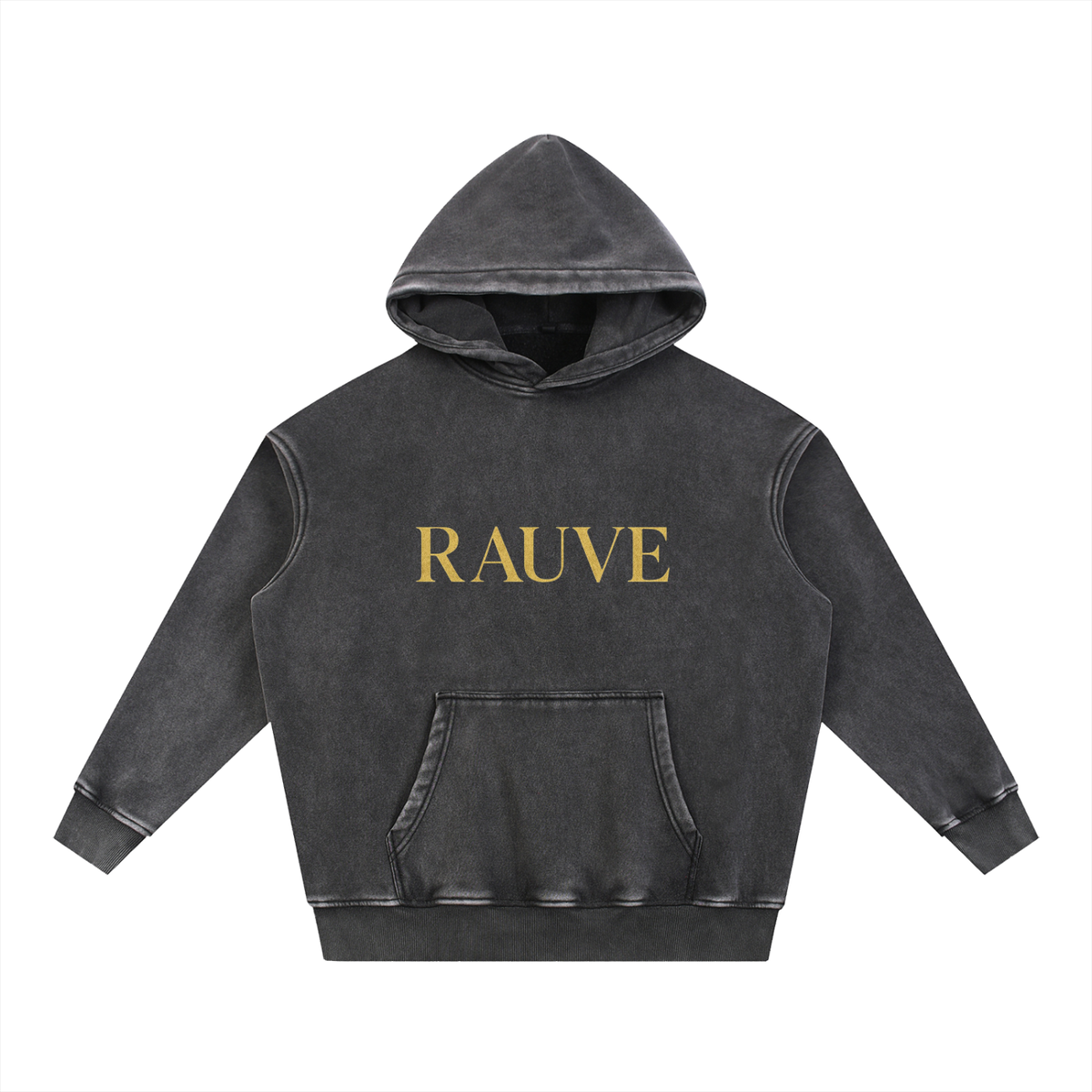 Snow Wash Fleece Oversize Hoodie